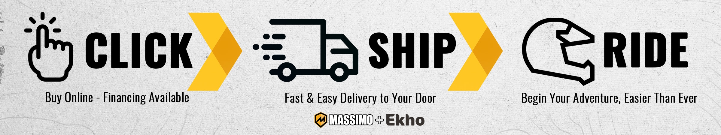 Click Ship Ride - Buy Online, Fast Delivery, Begin Your Adventure